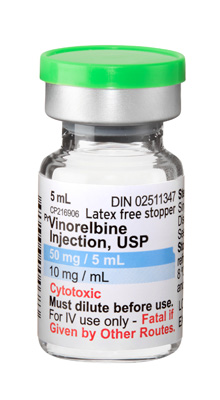 Viorelbine注入,USP 10 mg/ml单用Vial5m